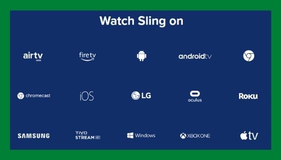 Sling TV compatible devices
