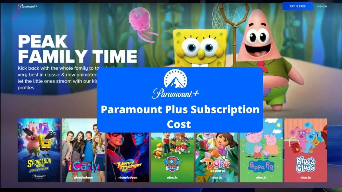 Paramount Plus subscription cost