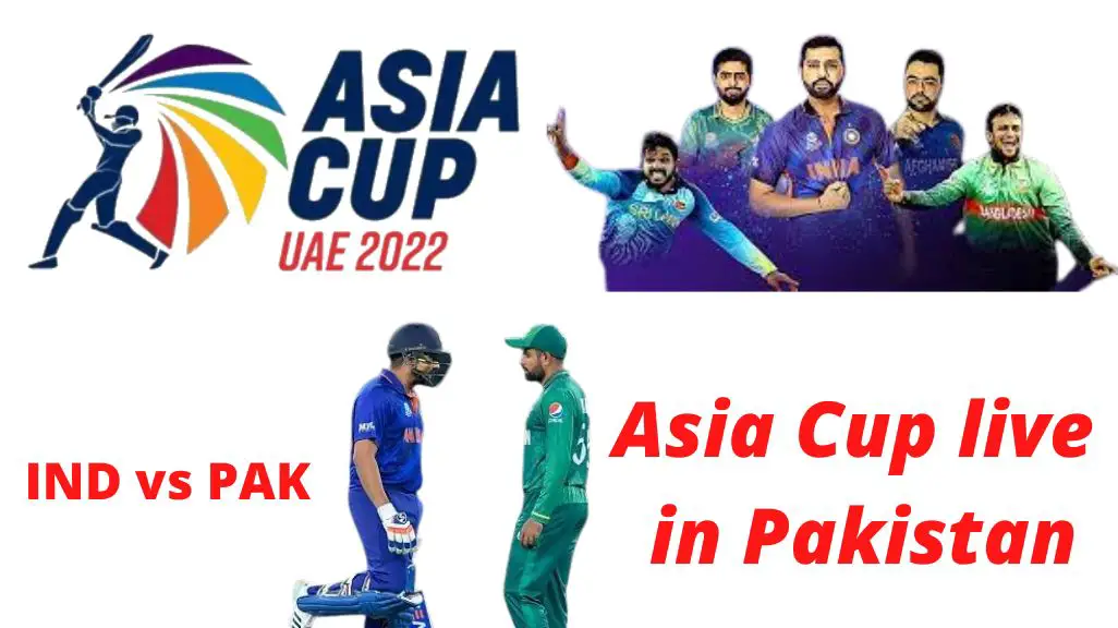 Asia Cup live in Pakistan