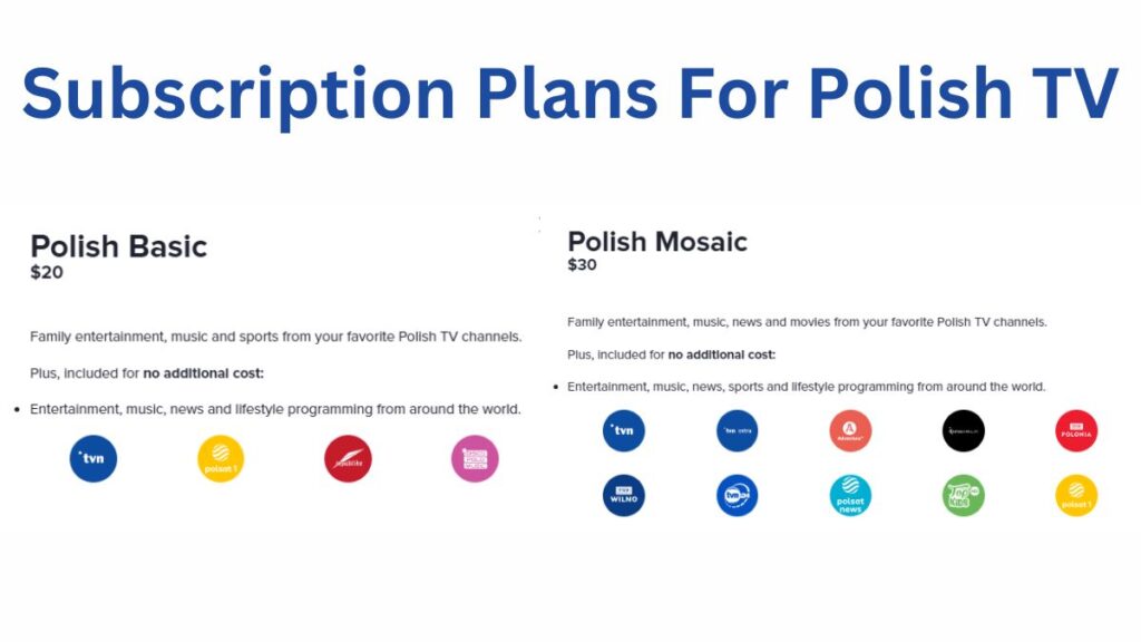 Subscription Plans For Polish TV
