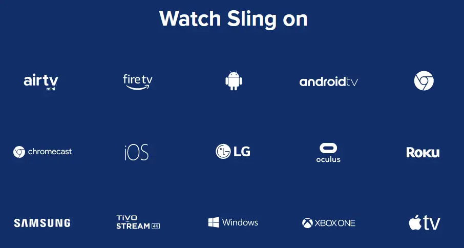 Sling TV Streaming Devices