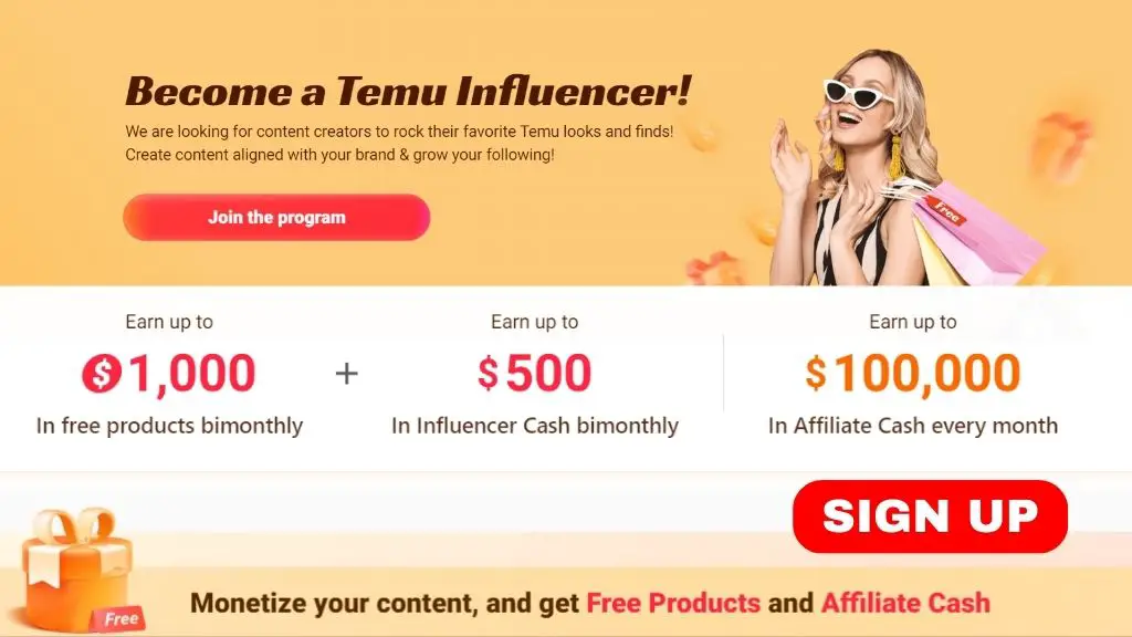 How to Join Temu Influencer Program