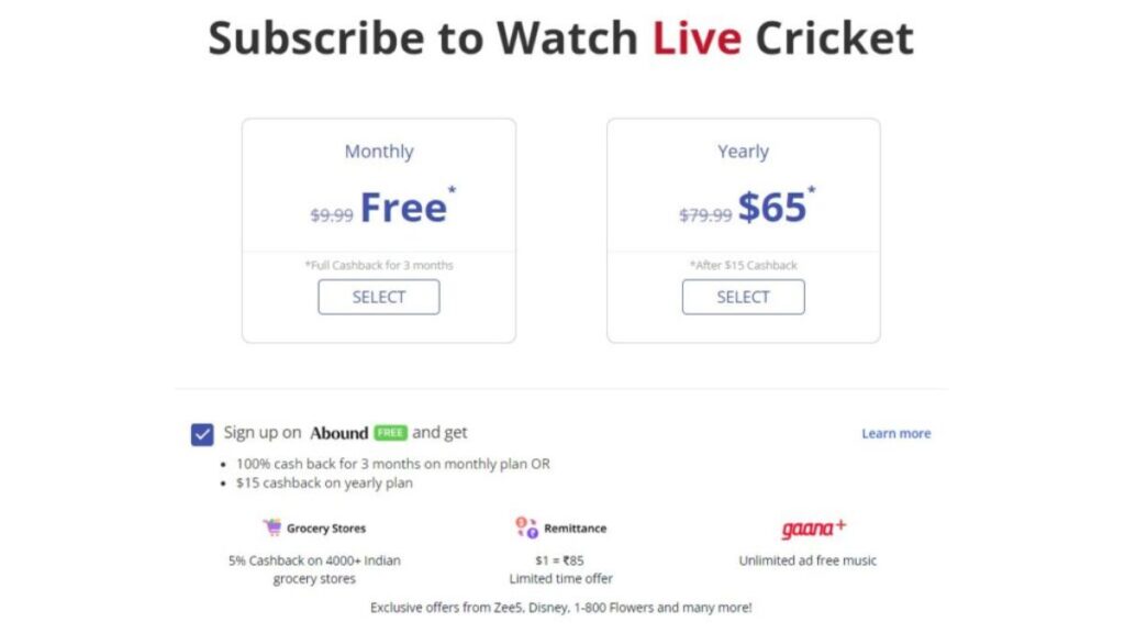 How Much Willow TV Subscription Costs